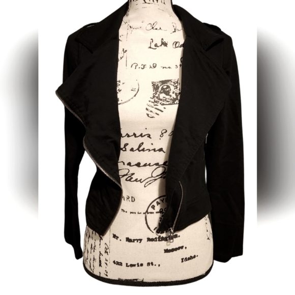 Mudd Asymmetrical Moto Jacket - Picture 3 of 7